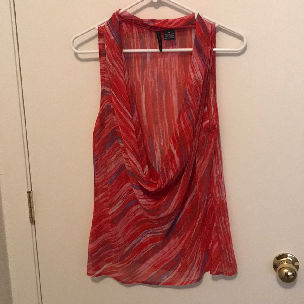 Cowl neck top